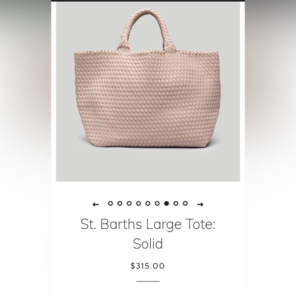 Naghedi St Barth’s Large Tote ShellPink (sold out)